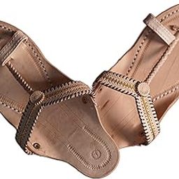Leather Kolhapuri Chappals for Women with Heel - The Arrow | Stylish & Comfortable | Handmade by Local Artistans-image-95
