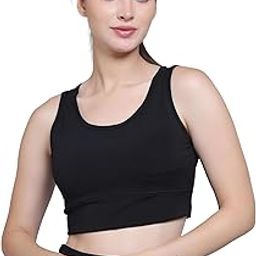 Women's Dry Fit Padded Wirefree Full Coverage Sports Bra for Gym, Yoga, and Everyday Wear-image-43