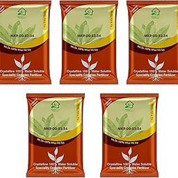 Nature Nest MKP (00:52:34) (Mono Potassium Phosphate- KH2PO4, 100% Water Soluble Complex Fertilizer, Foliar Spray Nutrition) Bumper Flowering & Fruiting in Plants/Home Garden (900 gm; Pack of 5)-image-53