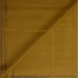Siyaram's Egyptian Giza Cotton with Liquid Ammonia Finish Gold (Golden Rod) Plain Unstitched Shirt Fabric - 1.60 meters / VV1037-image-57
