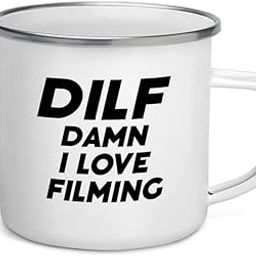 Funny Acronym Camper Mug 12oz - Dmn I Love Filming - Filmmaker Gifts Camera Lens Cut Prop Director Movie Film Scriptwriter…-image-21