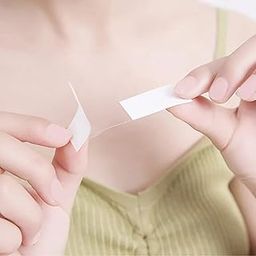 Trendegic 36 PC Double-Sided Non-Slip Adhesive Invisible Women Lingerie Clothing Body sticking Tape Clothing Bra Bikini Fashion Tape (Clear) (1 Packet (36 Pcs))-image-70