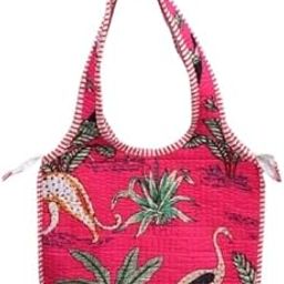 "Handcrafted Cotton Tote Bag – Ethnic & Jungle Print Shoulder Bag for Women-image-39