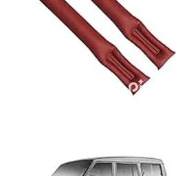 LOVMOTO Universal Car Gap Filler Organiser Car Seat Gap Filler, Car Seat Gap Organiser, PU Leather Car Accessories, Car Seat Console Side Pockets for Storage Comfortable With Spa-cio-image-84