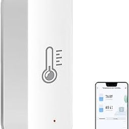 WiFi Thermometer Hygrometer: Smart Temperature Humidity Sensor with App Alerts, Indoor Room Temperature Monitor Greenhouse Thermometer for Home Pet Cellar, Compatible with Alexa (1 Pack)-image-78
