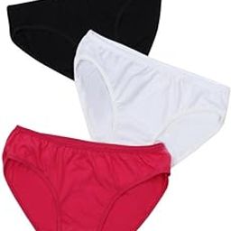 Cotton Solid Mid Waist Comfortable Brief for Women and Girls - Set of 3-image-13