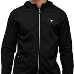 technosport Men's Slim Fit Solid Hooded Jacket-picture-4