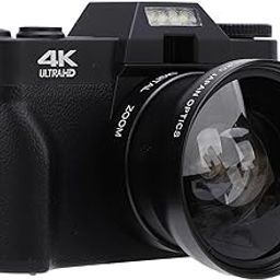 Fockety 4K Digital Camera for Photography, 60FPS 56MP 16X Digital Zoom Video Camera with 3 Inch 270 Degree Flip Screen for Easy Selfies and Remote Shooting-24