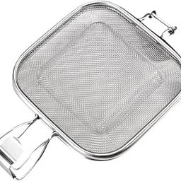 THE STYLE SUTRA Sandwich Grill Basket Stainless Steel Baking Tray for Camping Bread Barbecue-image-90