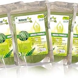 Natural Health And Herbal Products Pure & Natural Indigo Powder | Indigofera tinctoria Neel Powder For Natural Hair Colorant Black/Brown Hair Color - 400 Gram (Pack of 4 of 100g Each)-image-12