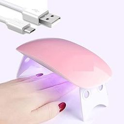6W LED UV Nail Polish Drayer, Mini Foldable Nail Lamp, Nail Polish Dryer Curing Lamp Light Portable, Gel Based Nail Polish for All Kind of Nail Paints (Multi-Color)-37
