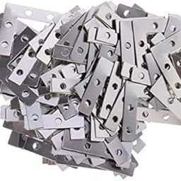 ATORSE Craft Kits 3x100 Pieces Metal L Shape Corner Brace Plate Flat Angle Bracket Picture Frame-Crafts- Home Arts & Crafts- Framing & Matting- Other Framing & Matting-picture-5