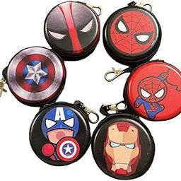 2 Pcs Mini Coin Wallet for Kids | Zipper Coin Pouch for Girls Kids Wallets| Pouch Cases Bags Purse Holder Organizer for Earphone Storage Pouch Box Bag Case for Kids Girls (Random Design)-image-56