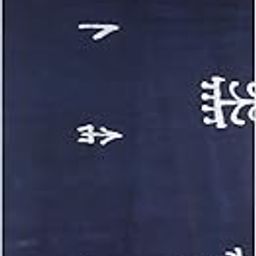 cotton lungi for men & women, batik print, 2 meter, Navy Blue, unstitched-image-79