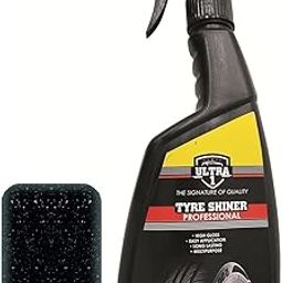 ULTRA1 Tyre Liquid Polish (350ML) with Foam Applicator Pad | Used for Car | Bike | Scooter | Scooty | Cycle | Bus-picture-24