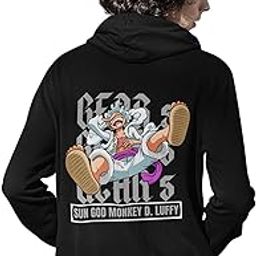 Luffy Gear 5 Trending Anime Printed Hoodie for Men and Women-18