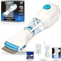 LEOPPARD Electric Lice Removal Machine - Lice And Nits Removal Vacuum Comb, V Comb Head Lice Remover Machine For Adults & Kids, Lies Egg Removing [LICE & NITS REMOVAL]-17