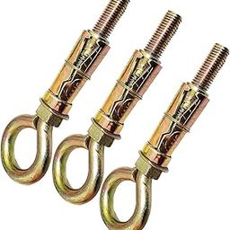 Anchor Round Close Brass Hook 10 mm Fasteners, Brass Hook (Color - Golden) (12mm, 10)-image-40