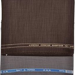 Men Poly-Viscose Unstitched Trouser Fabric Combo (Brown, Rusty, 1.3 Meters)-picture-15