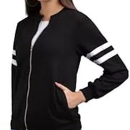 Stylish Long Sleeves Black Winter Wear Zipper Jacket For Women-image-99
