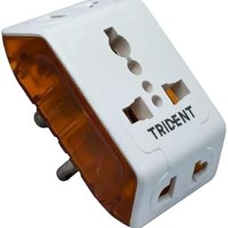 Trident Electric Co.| 3 Pin Multi Plug Socket-Universal Travel Adapter 3 Way Plug Extension for Home Office Travel-6A-250V (2pin/3pin Plug-Pack of 3)-10