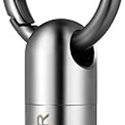 Micro Keychain Pill Holder.TISUR Titanium Pill Case Waterproof Pill Fob for Emergency Aspirin & Nitroglycerin for Travel Purse Pocket (Tiny)-picture-15