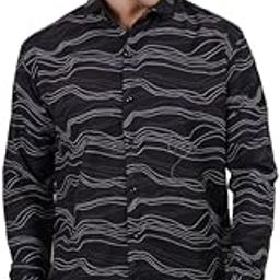 Long Sleeve Cotton Shirt for Men – Ethnic Patterned | Easy Fit Design No_Full_11-image-25