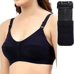 Women's Full Coverage Non-Padded Wire-Free Shaper Bra | Seamless Stretchable Cotton Bra with Adjustable Straps for Everyday Comfort-picture-27