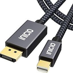 INICIO Mini DisplayPort Male to Display Port DP Adapter Cable [ 4K@60Hz / 2K@144Hz ] Thunderbolt Compatible for MacBook Pro Air (Before 2016) Surface Pro Dock HP Lenovo etc [2m/6.6ft/Grey]-10