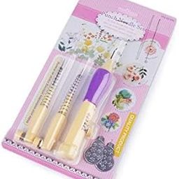 Sudheeka™ - 3 Size Embroidery Stitching Punch Needle Set for Embroidery Threaders DIY-picture-22