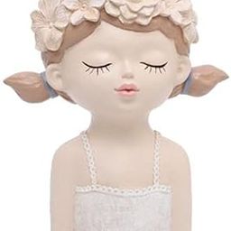 UJEAVETTE 3xSucculent Plant Pot Girl Flower Planter Flowerpot Home Garden Pot Style02-image-31