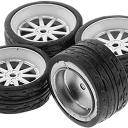 Fashion My Day 1:64 Scale Diecast Racing Model Car Wheel & Tire Set Accessories Style A-image-54