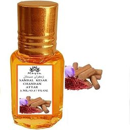 Mayin Sandal Kesar Attar Perfume for Men and Women, 5 ml-34