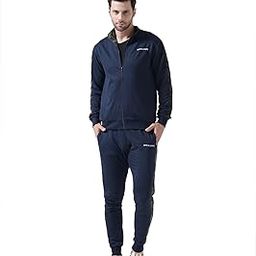 Men's Polyester Camo Cns Tracksuit (Navy/Green, XXL)-image-47