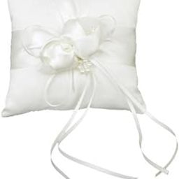 15xPermium Personalised Wedding Ring Pillow Bearer Cushion Bridal Decoration A-image-3