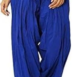 Women's Cotton Patiala Salwar, Traditional Indian Style, Loose Fit, Pleated-image-82