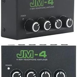 Mini 4 Channels Headphone Audio Stereo Amplifier Monitor Earphone Amplifier Phone Mixer Mixing Sound Recording Music Combinder Karaoke-15