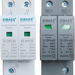 BRS TECHNO Sibass 1Ph AC SPD with 600V DC SPD Combo (AC 1Phase + DC 600V SPD 1 Set)-11