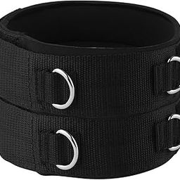 Fitcozi 1 Pair Thigh Strap Neoprene Padded Fitness Legs Cuff Adjustable Strength Training Accessories Speed Exercise for Taekwondo Football Running-picture-25