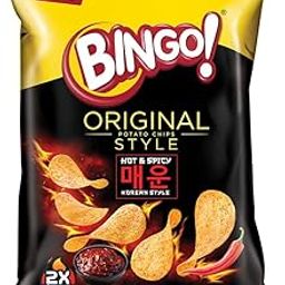 Bingo Original Style Hot & Spicy Korean Style, 90 gram/85g(Weight may vary)-image-59