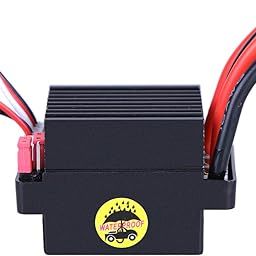 MERISHOPP High Voltage 320A Brushed ESC with Brake for HSP 1:10 1:12 RC Car Truck Boat|As Per Image|Plastic|Package Includes:1 Piece Brush Esc 320A-image-5