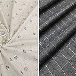 Pri & Su CottLinns Combo of Cotton Printed Shirt 1100014 & Trouser Fabric 90006-image-88
