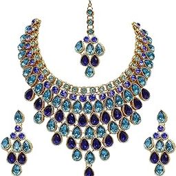 Designer Gold Plated Elegant Stone Necklace Set For Women & Girls (825-L1SS-837-PARENT)-image-20