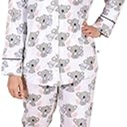 Womens Pajama Set Comfortable Sleepwear Includes Shirt & Pant-picture-50