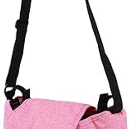 Diaper Bag,Stroller Bag, Convenient to Place Multi‑Function Baby Bag, Lightweight Feel Soft for Home Training Institution(Flax Powder Bag (Free Shoulder Strap))-image-18