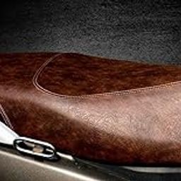 Sahara Seats Leather Finish Seat Cover for Access125 (Dual Tone Brown)-image-76