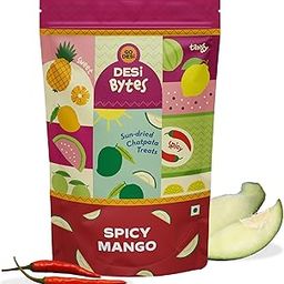GO DESi Spicy Mango Candy, 200g, Fruit Snacks, Mouth Freshener, Mango Bites, Dehydrated-image-32