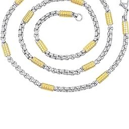 CH191 Classic Dual Tone Anchar Chain with Smooth Finish for men/boys/boyfriend/husband & unisex-image-50