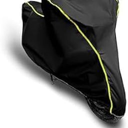GARREGE Waterproof Two Wheeler Cover for Interceptor 650 Bike | UV Proof, Heat Resistant & All Weather Protection | Black & Yellow Piping Color | Durable & Triple Stitched-image-14