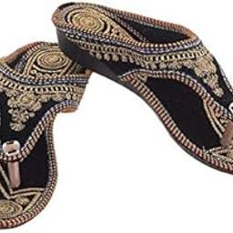 Apratim Velvet Women's Casual Black Colour Slipper Size-EU-37.5-image-81